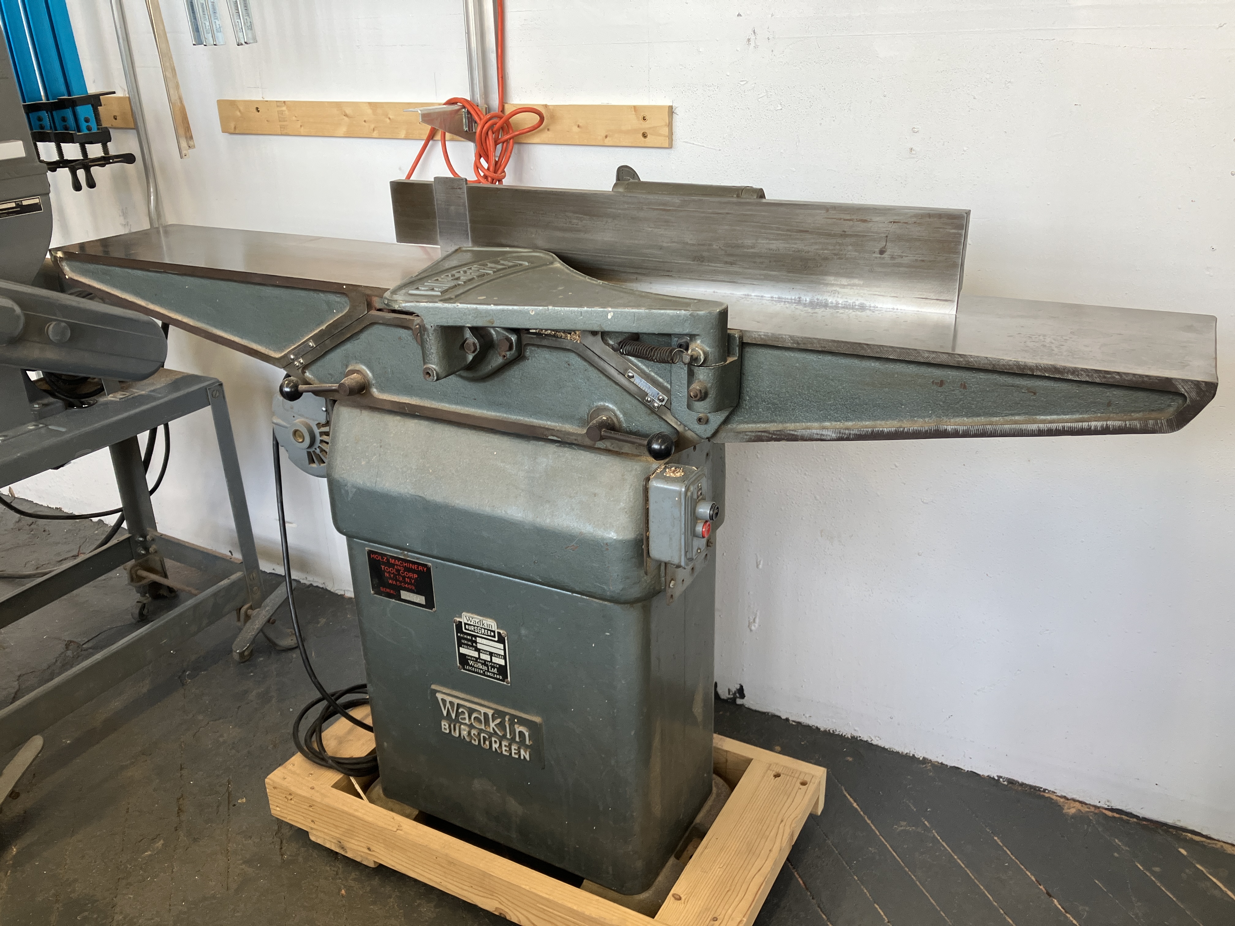 Wadkin Bursgreen 9BFT Jointer